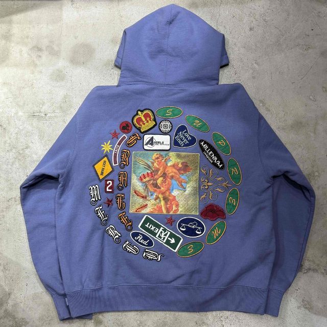 希少☆ SUPREME(シュプリーム) スパイラルパッチ ロゴパーカー SUPREME 23ss Patches Spiral Hooded Sweatshirt Mサイズ