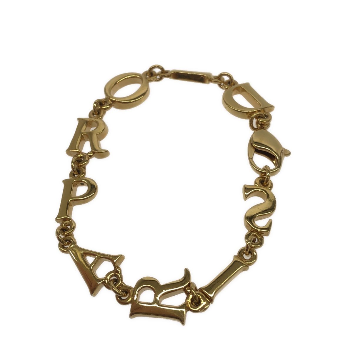 クリスチャン ディオール CDロゴ ヴィンテージブレスレット ゴールド 保管品 クリスチャンディオール Christian Dior CDロゴ チェーン