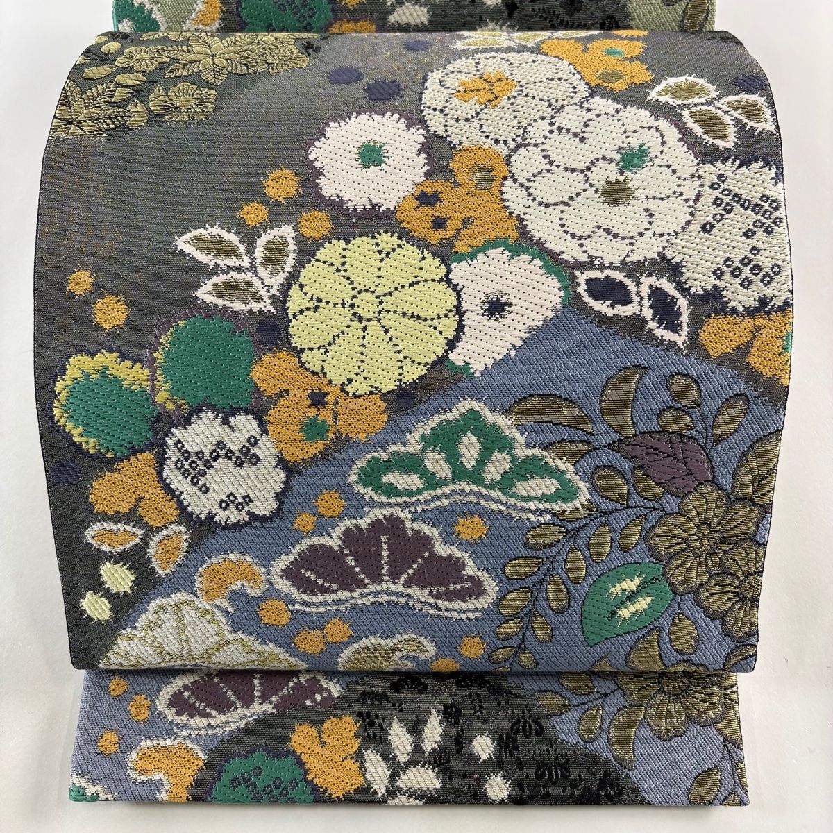 A 105袋帯　刺繍　辻ヶ花　落款あり　美品　正絹 A 105袋帯 刺繍 辻ヶ花 落款あり 美品 正絹 - メルカリ