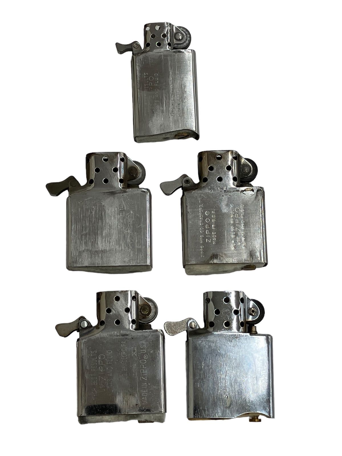 【現状品】 ZIPPO ジッポ オイルライター 5個まとめ売り ZIPPO 喫煙具 HOT，新作 5個セット⁄未使用品3点⁄中古2点⁄まとめ売りZIPPO