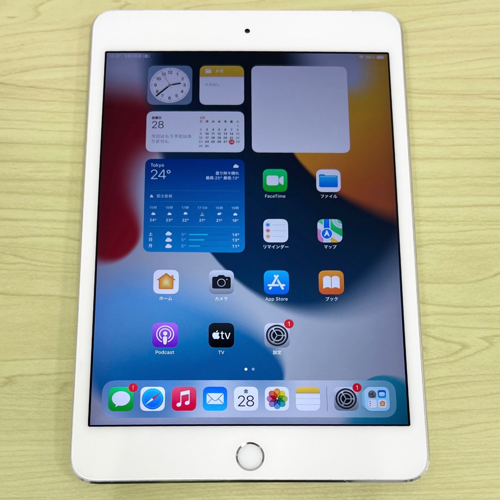 美品 iPad mini 第4世代 32GB WiFi+Cellular シルバー - メルカリ