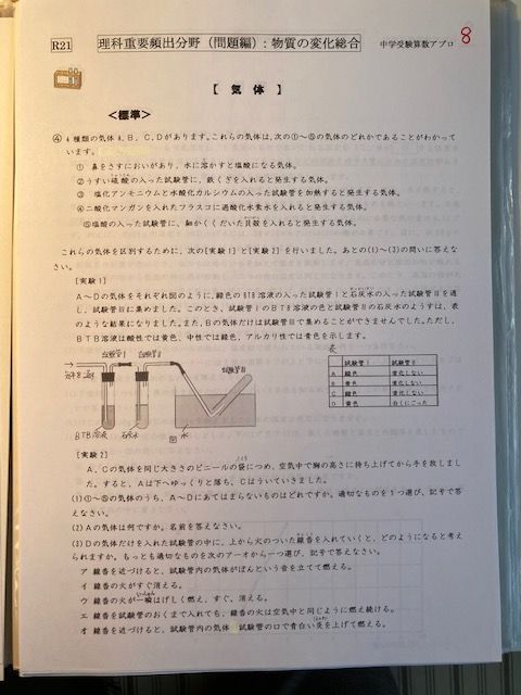 □中学受験 聖光学院中学校 2024年新攻略プリント（算数と分析理科