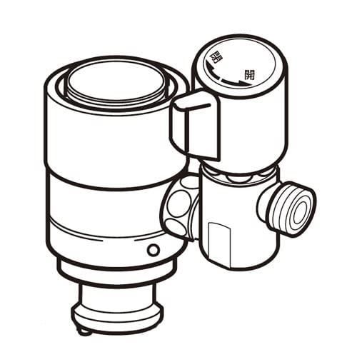 ナニワ製作所 シングル分岐水栓 NSP-SXP8(説明書付き) 【公式通販】
