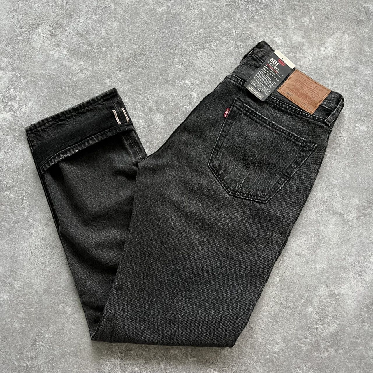 LEVI’S 501 ブラックセルビッジ(W33,L32) メンズ 新品 Levi's 501 W33L32 セルビッチ ブラック