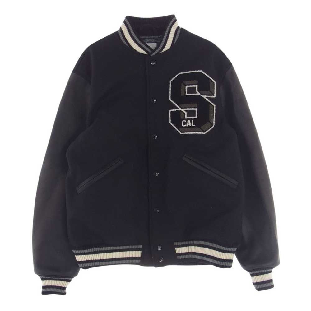 STANDARD CALIFORNIA スタンダードカリフォルニア ブルゾン SD Varsity Jacket 袖レザー バーシティ ジャケット  ブラック系 L【中古】 - メルカリ