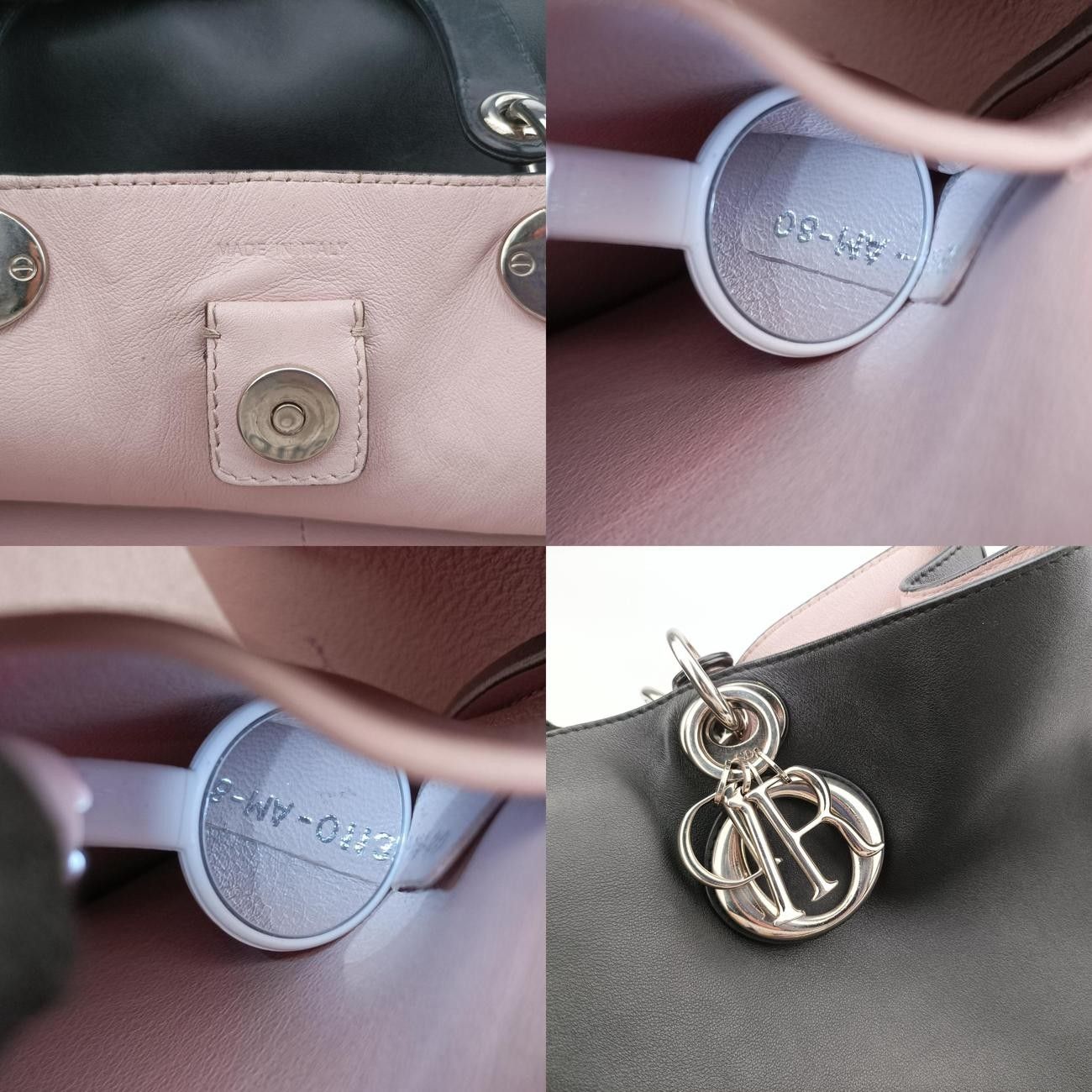 クリスチャンディオールChristian Diorディオリッシモブラックレザー08-MA-0113 DECORATOM_COM_BR