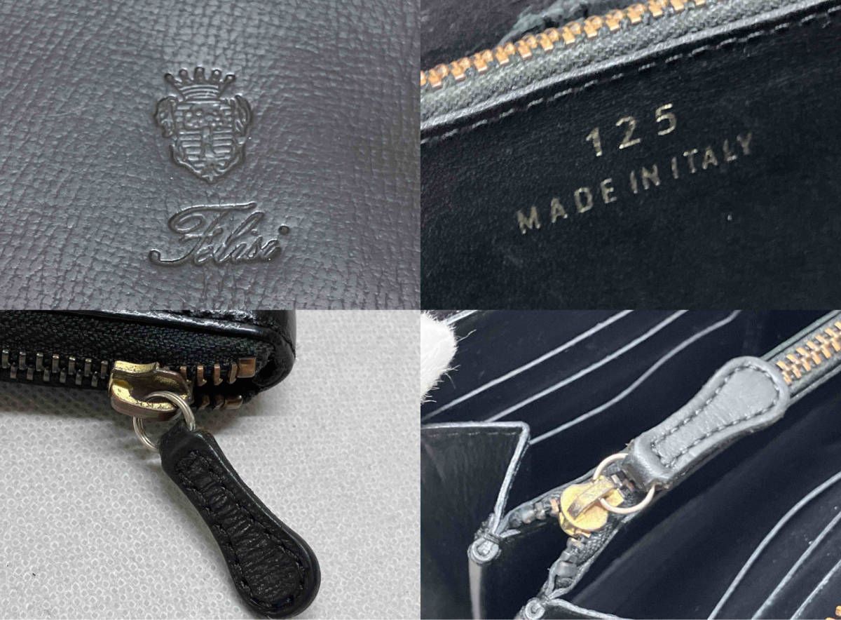 Felisi フェリージ 125 長財布 ロングウォレット レザー ラウンド