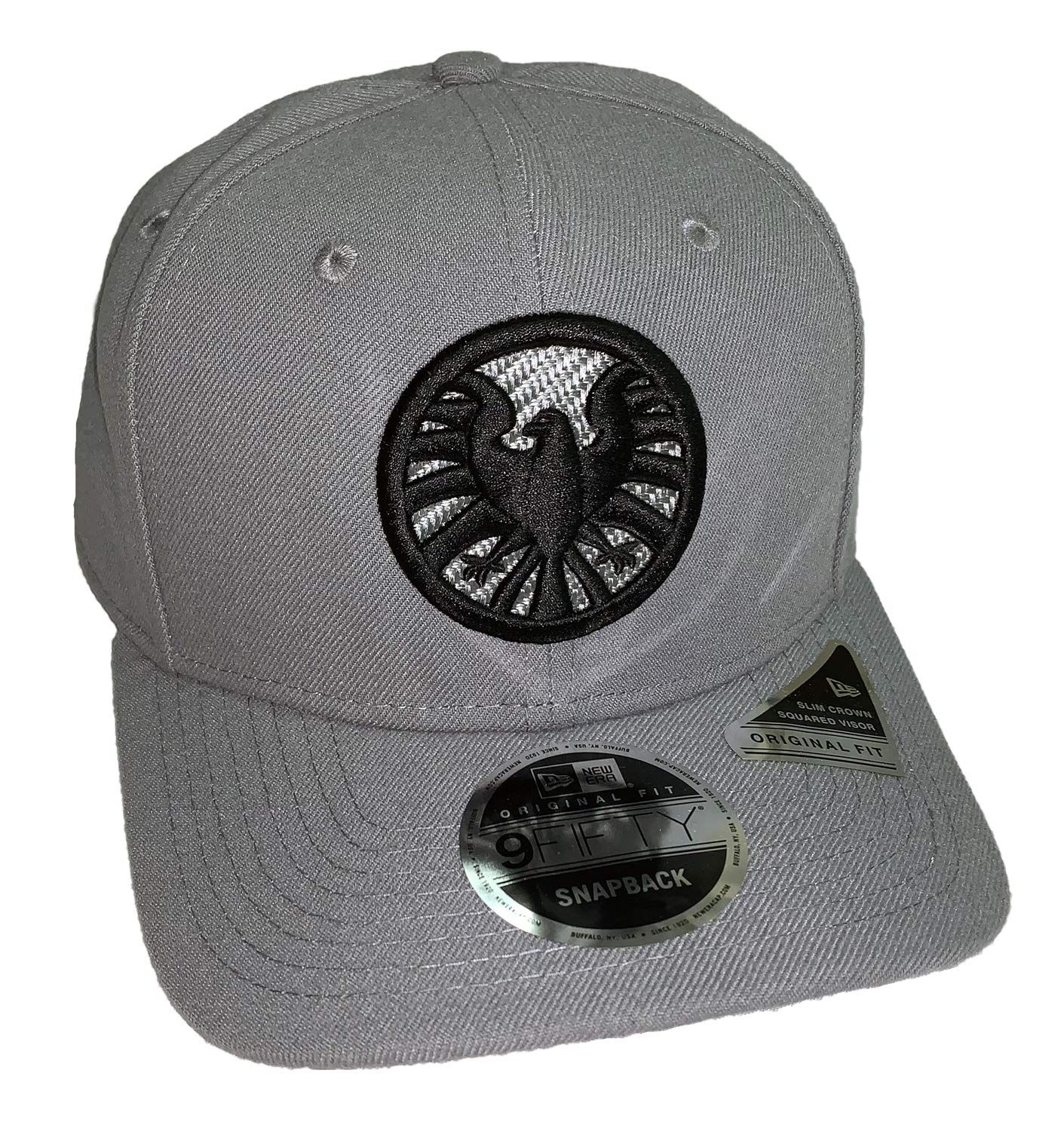 キャプテンマーベル 映画 シールド New Era 9Fifty Storm グレー スナップバックキャップ 帽子