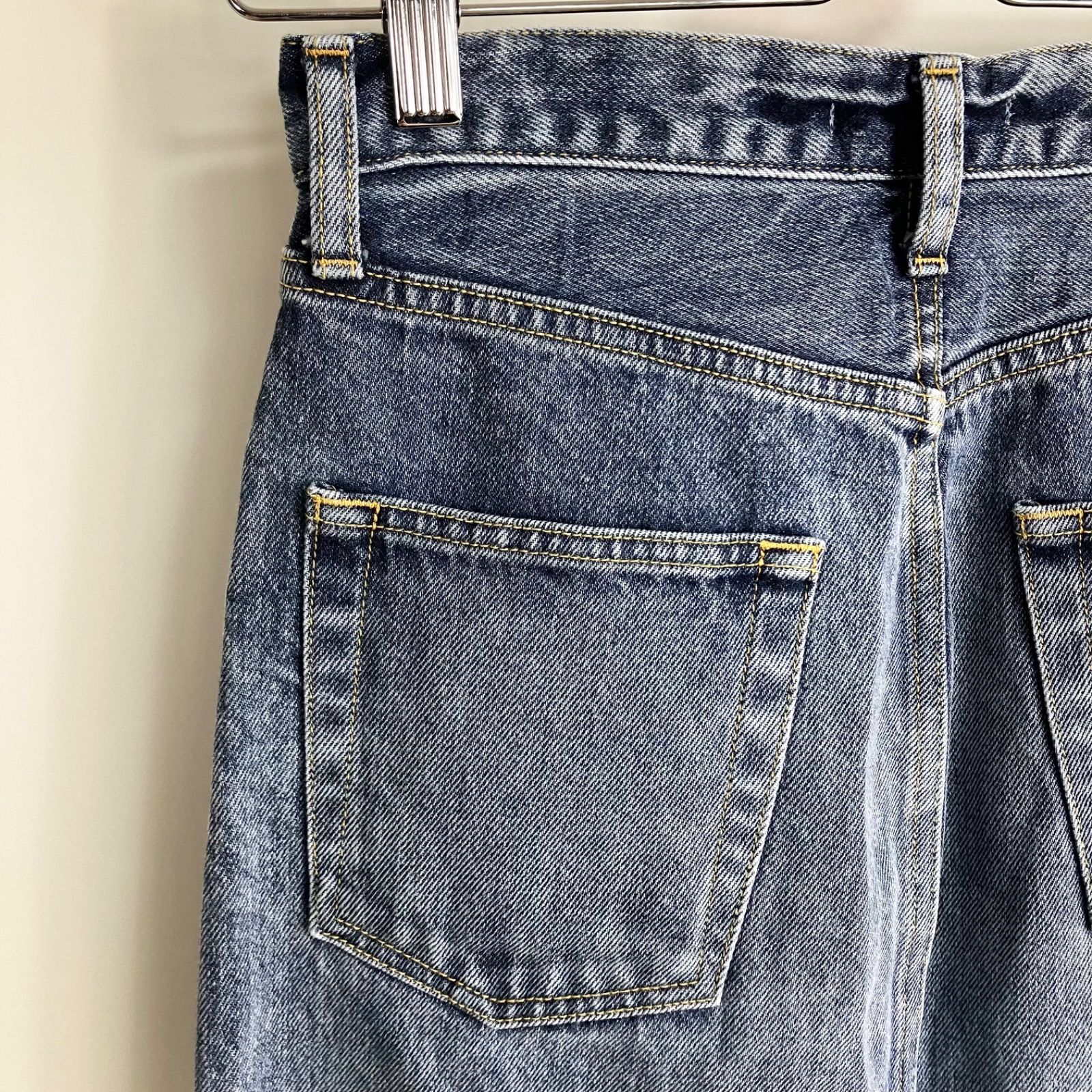 ブルー ロングスカート