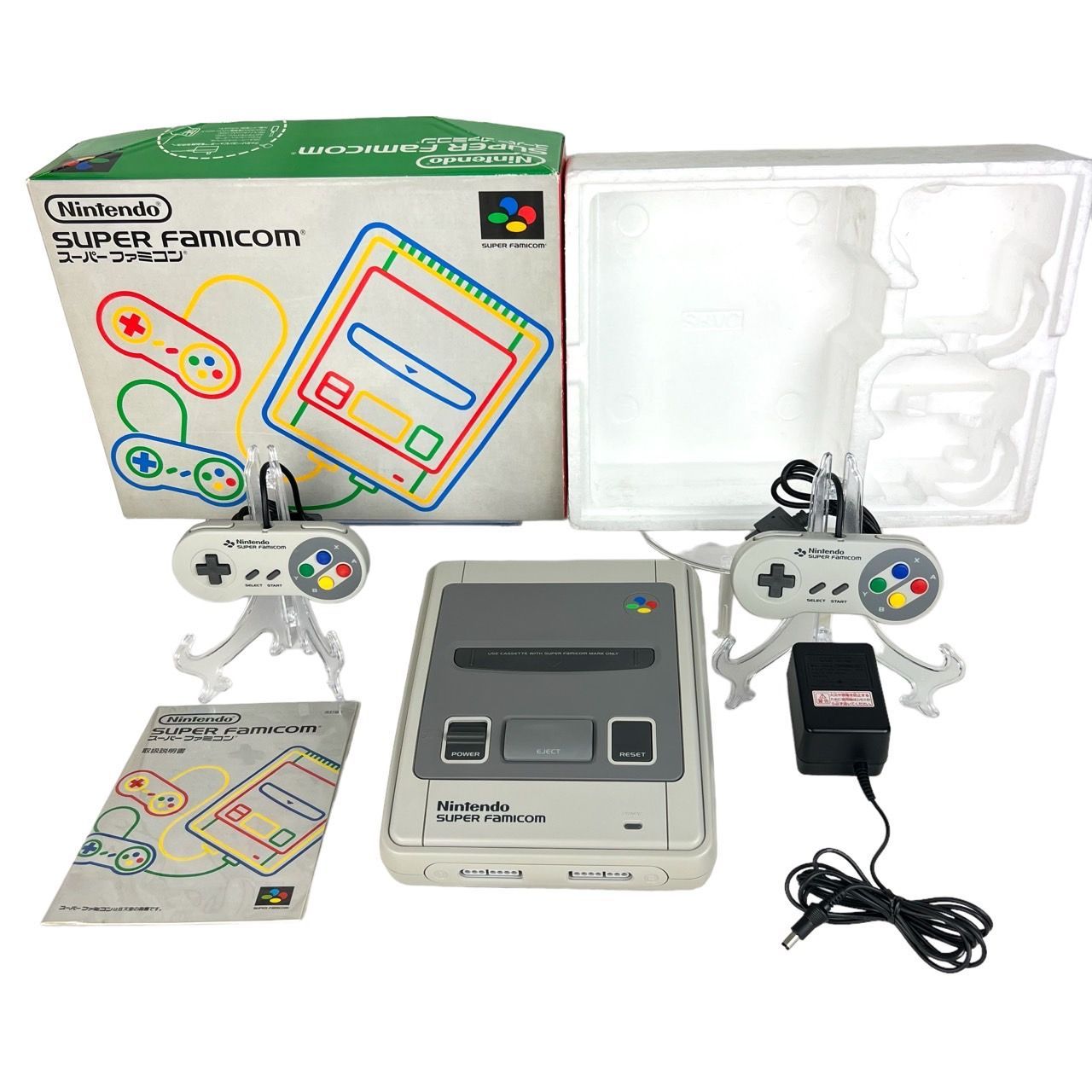 中古 付属品多数☆任天堂 スーパーファミコン 純正コントローラ4個