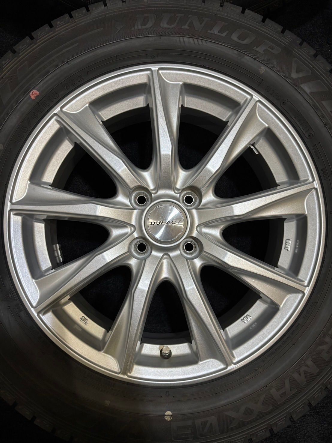 DUFACT 16インチ ホイール ダークグレー ダンロップ DUFACT 16インチ DUFACT 16インチ ホイール