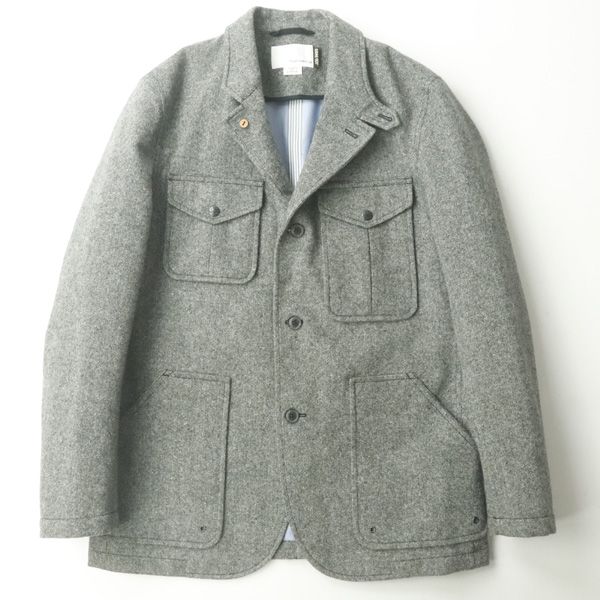 美品 nanamica ナナミカ GORE-TEX ゴアテックス ツイードウール 