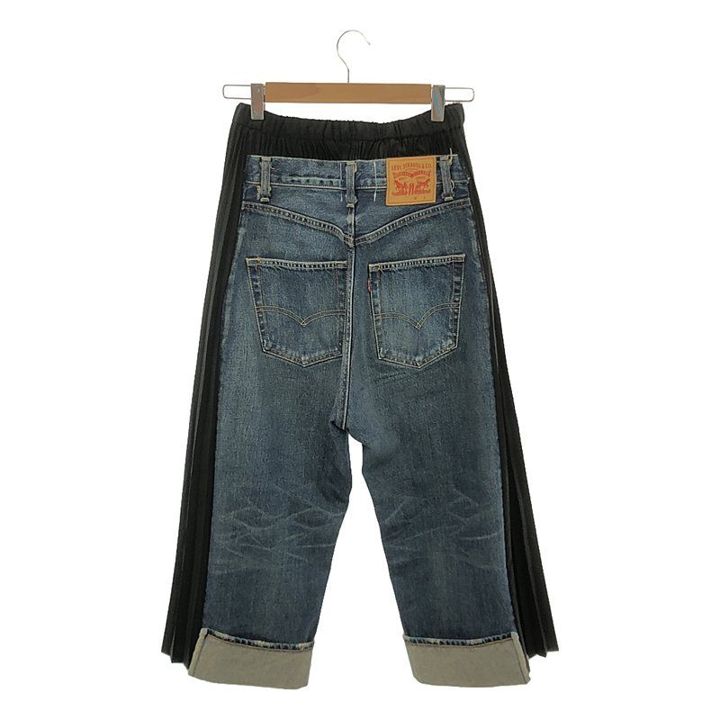 JUNYA WATANABE Levi’s Jeans サイド プリーツ デニム JUNYA WATANABE COMME des GARCONS / ジュンヤワタナベ | 2021AW