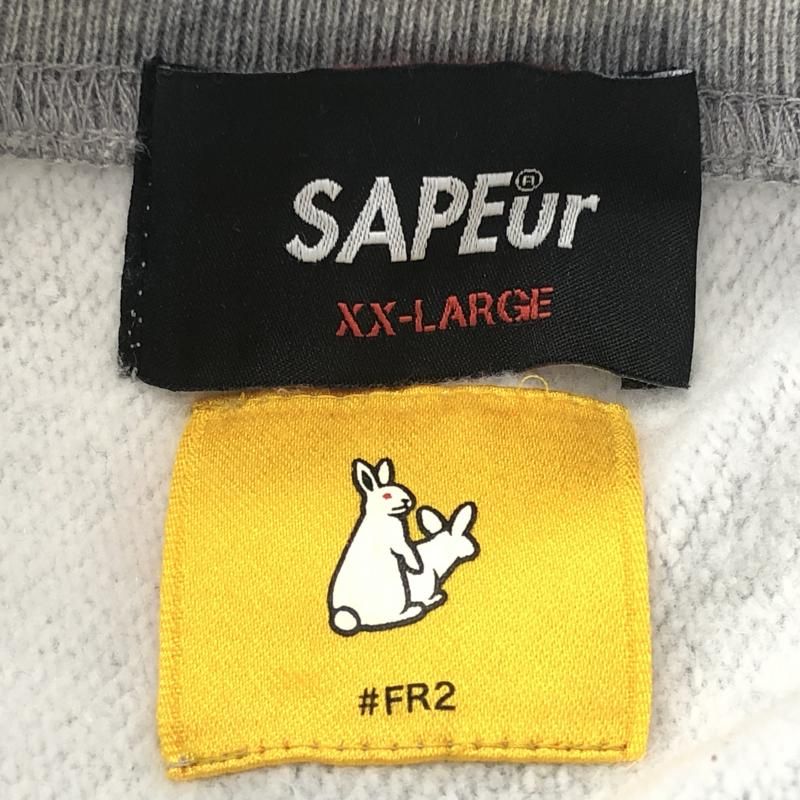 中古】SAPEur × ＃FR2 20AW Cement Rabbit Sweat XXL グレー サプール 