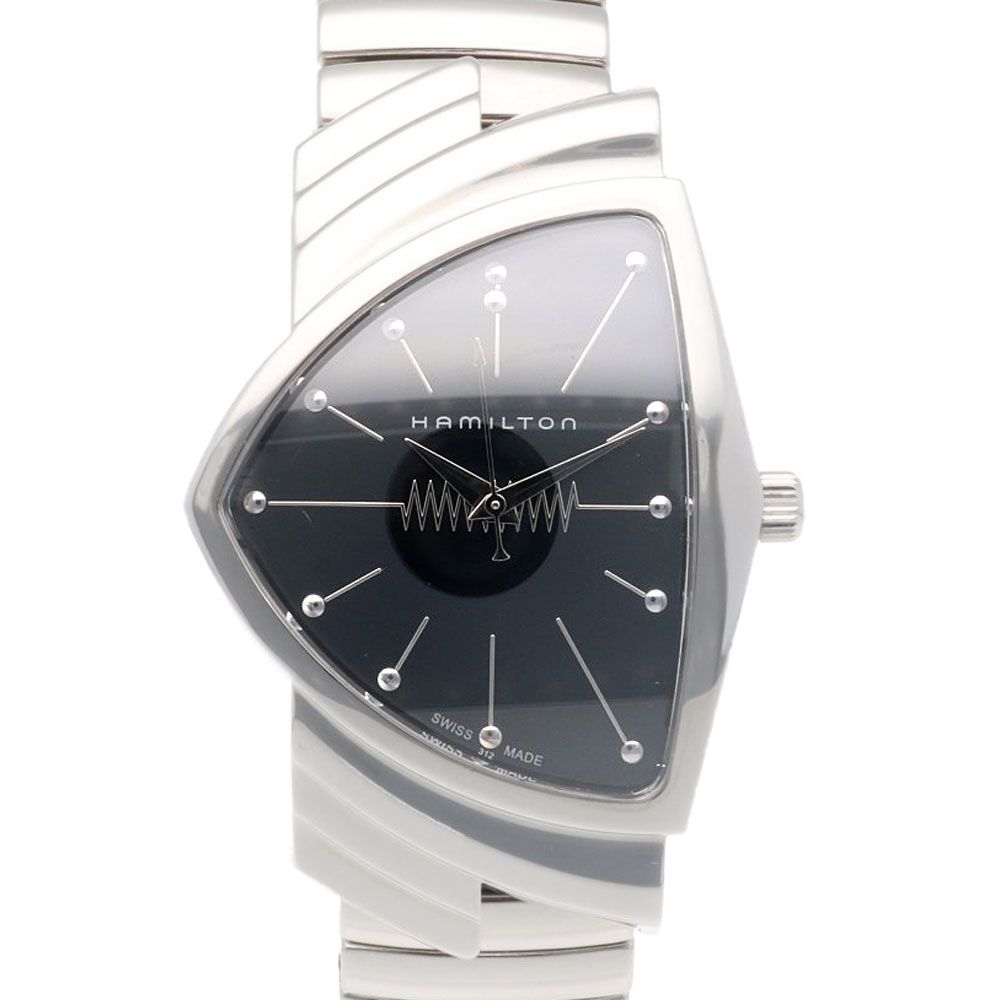 ハミルトン ベンチュラ 腕時計 時計 ステンレススチール H244810 クオーツ ユニセックス 1年保証  HAMILTON  中古 ハミルトン