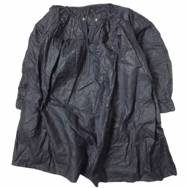 フレンチヴィンテージ インディゴリネン スモック フレンチヴィンテージ 19世紀 羊飼いのインディゴリネンスモック