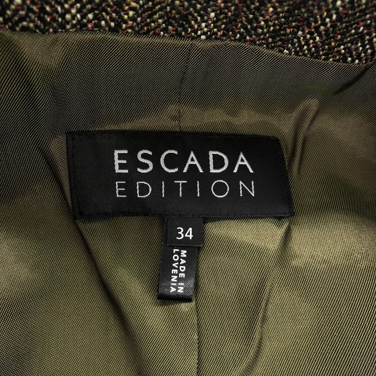 ESCADA テーラード ジャケット マルチカラー 34 サイズ