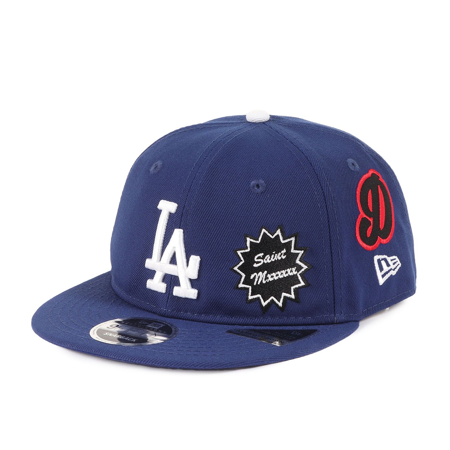 SAINT MICHAEL セントマイケル キャップ | 25SS NEW ERA 9FIFTY ロゴ 刺繍 ベースボール キャップ NE CAP DODGERS BLUE | ブルー | コラボ