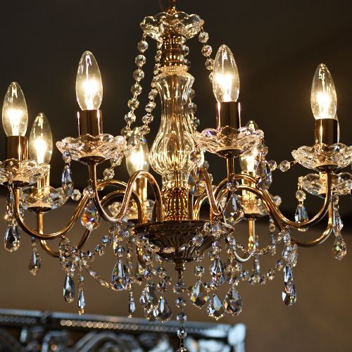 アスフォークリスタル使用 8灯シャンデリアマリーゴールド 楽天市場】シャンデリア【マリーゴールド】アスフォークリスタル使用