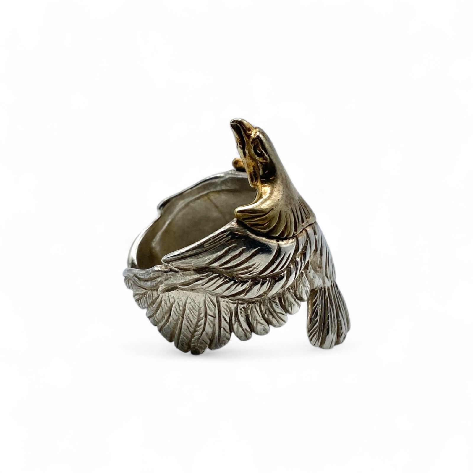 超精巧】イーグル 鷲 Silver 925 刻印 00s Vintage Ring