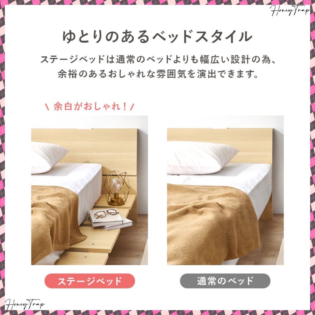 トレンド感 セミダブルベッド WB-7901SD ベッドセミダブルベッド リラックス