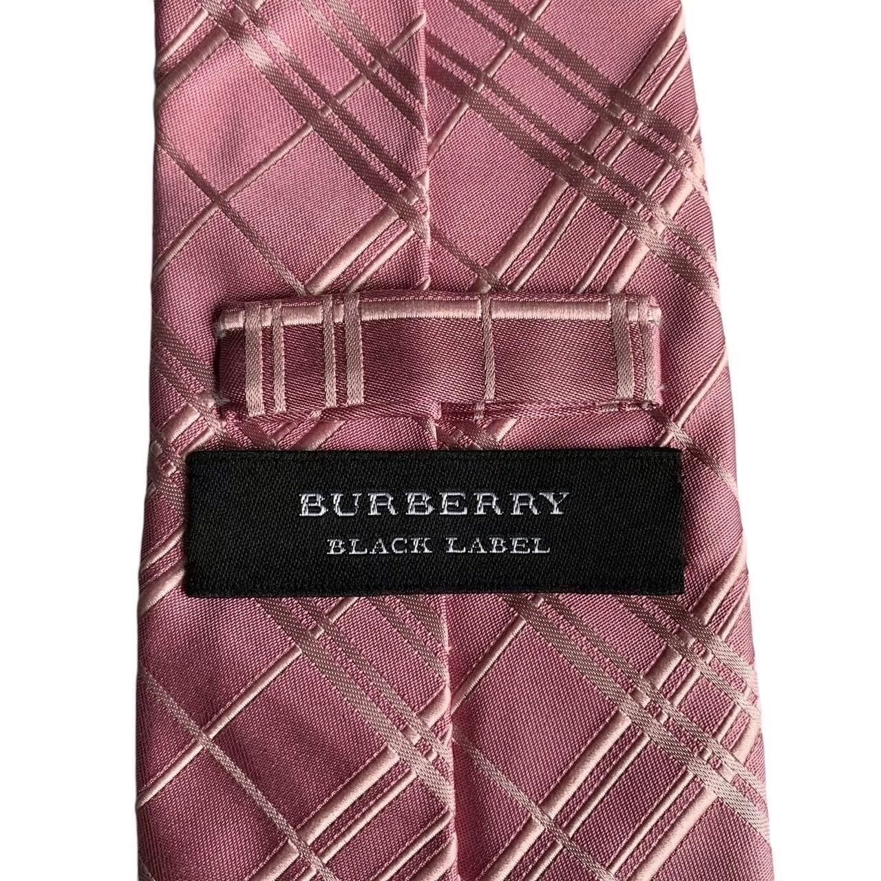 【極美品】Burberry バーバリー ネクタイ 定番 ノバチェック ピンク バーバリーロンドン ネクタイ ノバチェック ハイブランド ピンク