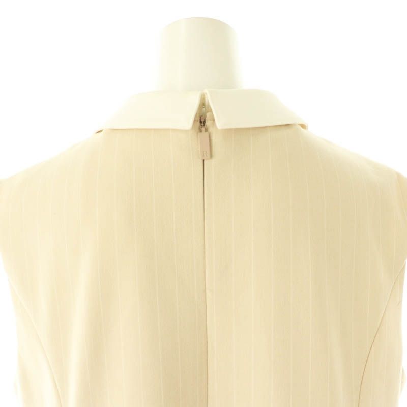 Rene basic ルネベーシック 襟付き ノースリーブ ワンピース Aライン Rene basic ルネベーシック 襟付き ノースリーブ ワンピース A