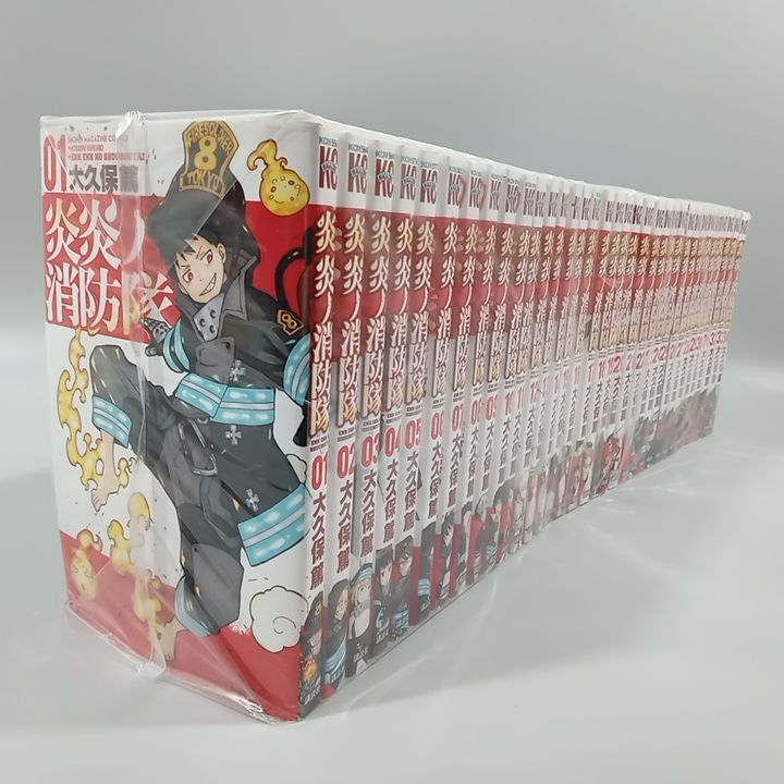 炎炎ノ消防隊　全34巻　大久保篤　◆全巻　■ 炎炎の消防隊　美品 講談社 炎炎ノ消防隊 （全34巻セット）／大久保篤 : ネットオフ