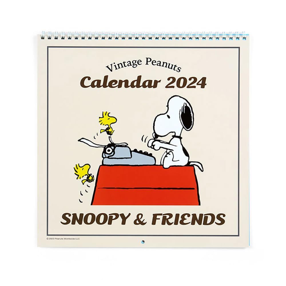 特価商品】サンリオ(SANRIO) スヌーピー ウォールカレンダー L 2024