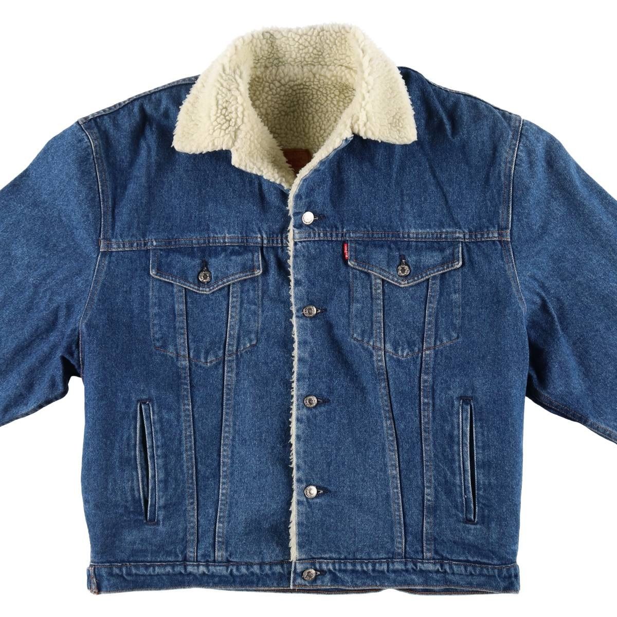 古着 リーバイス Levi's 70508 07 17 デニムボアジャケット メンズL相当 ヴィンテージ/eaa509074 - メルカリ