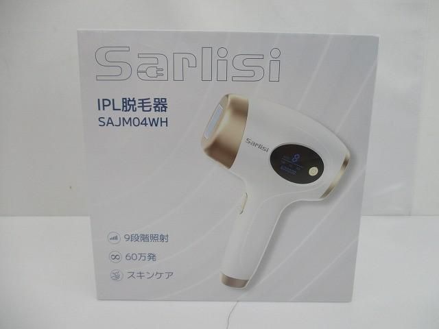 Sarlisi IPL脱毛器 SAJM04WH 未使用 公式】脱毛初心者向けの入門級として、お手頃価格で高機能な脱毛