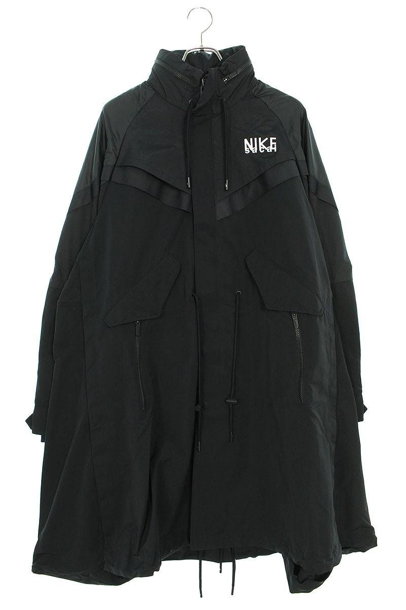 ナイキ ×サカイ Sacai NRG Trench Jacket DQ9028-010 ロゴプリント ...