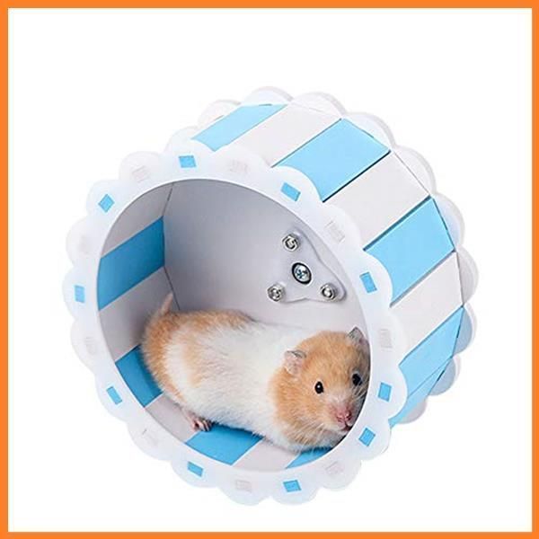 メルカリshops 直径17ｃｍ ブルー Tarati ハムスター回し車静かサイレントホイール 静