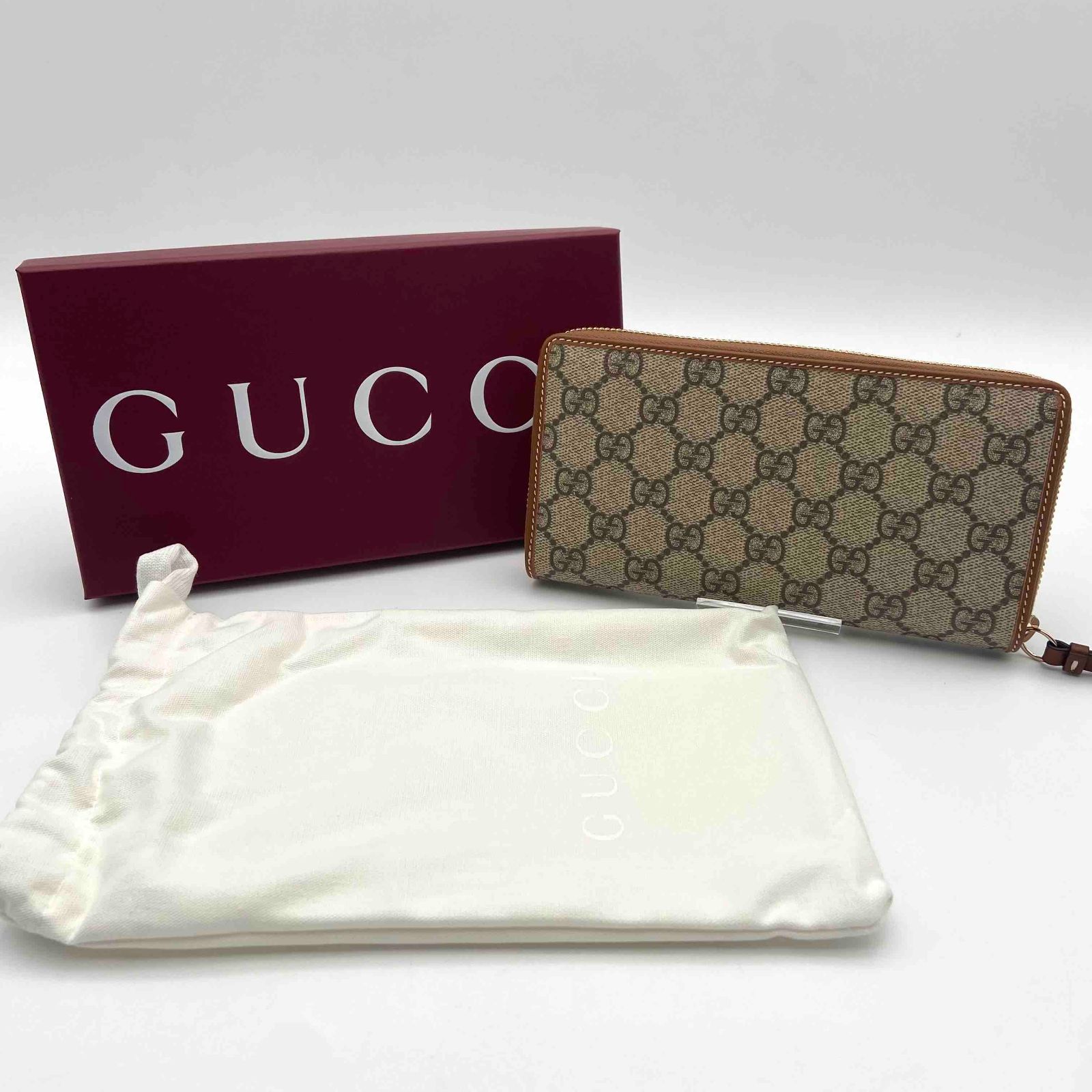 未使用品】GUCCI グッチ 819122 GGエンブレム ジップアラウンド