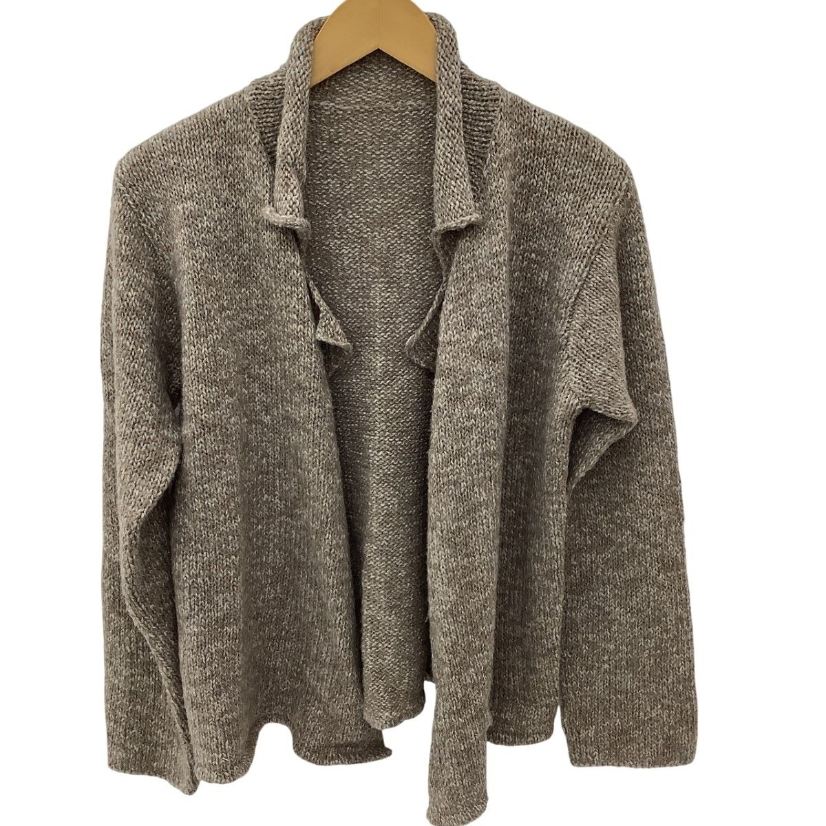 美品▲JURGEN LEHLヨーガンレール//カーディガン▲ベージュブラウン JURGEN LEHL ヨーガンレール レディース カーディガン SIZE M ベージュ