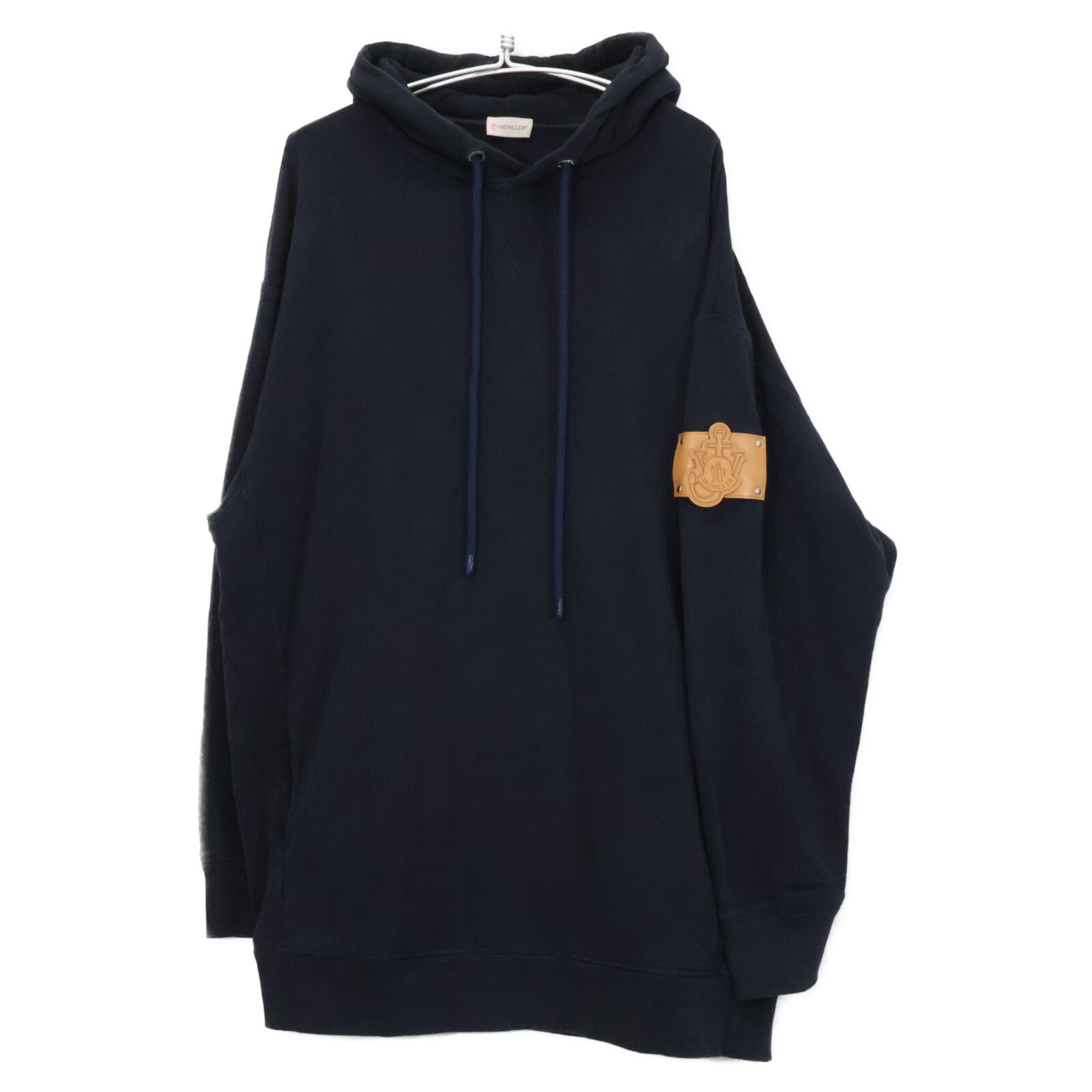 超美品モンクレール　JWアンダーソン S ボアパーカー　ハンガー付き MONCLER モンクレール CARDIGAN パーカー ボアジャケット ジップ