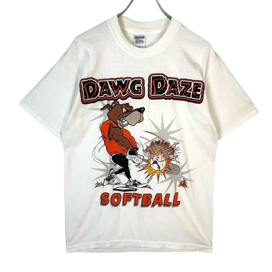 Softball ラグラン t シャツ 女子 80s 古着通販 XL 古着 半袖