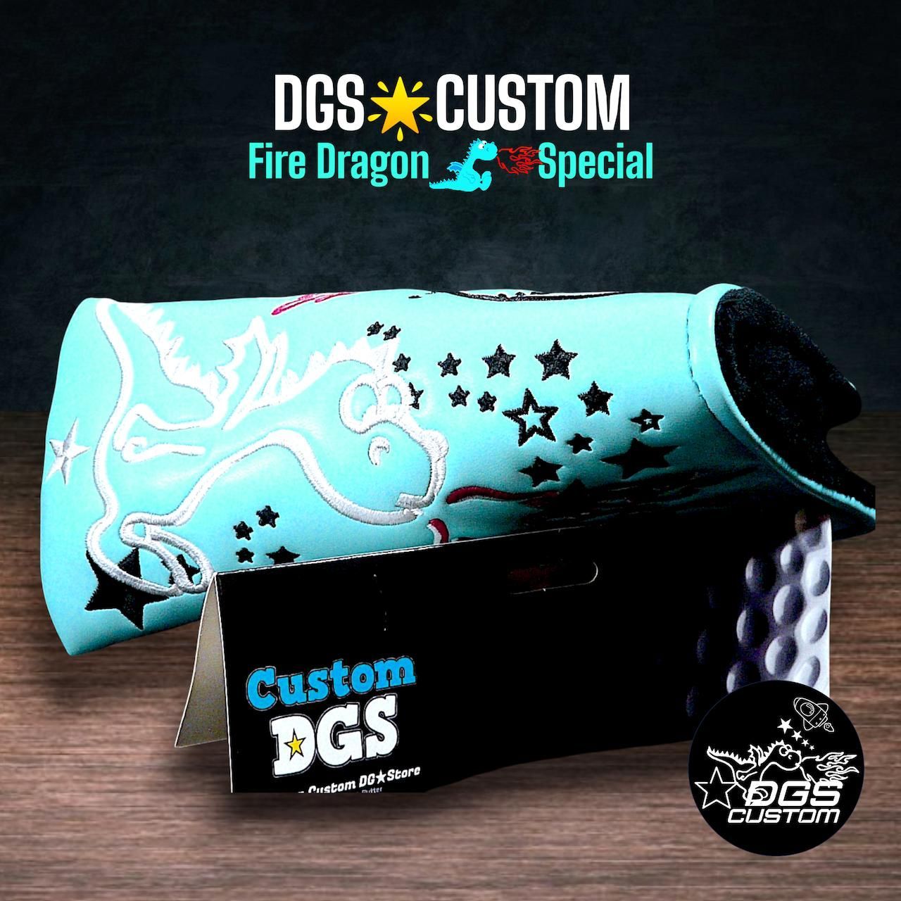 ★DGSプロトスタイル ファイヤードラゴンパターAWEDGS★ティファニーブルー ☆DGSプロトスタイル ファイヤードラゴンパターAWEDGS