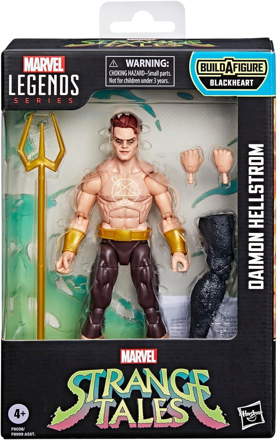 マーベルレジェンド ブラックハート ストレンジ・テイルズ ダイモン・ヘルストローム 6インチアクションフィギュア  Marvel Legends BAF Blackheart Strange Tales Daimon Hellstorm