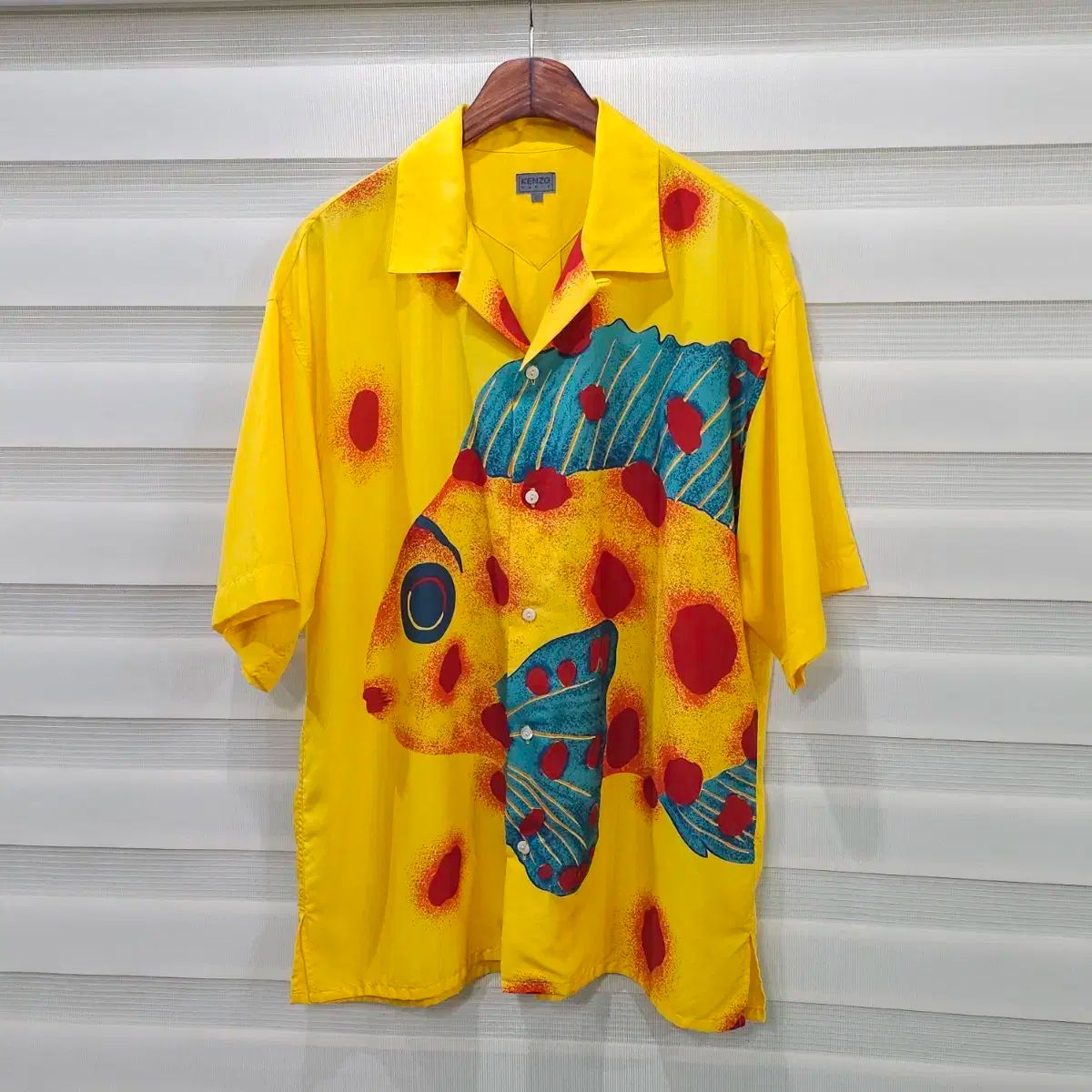 80 ー 90s KENZO KENZO ケンゾー ユニーク ショートスリーブシャツ- フリーサイズ