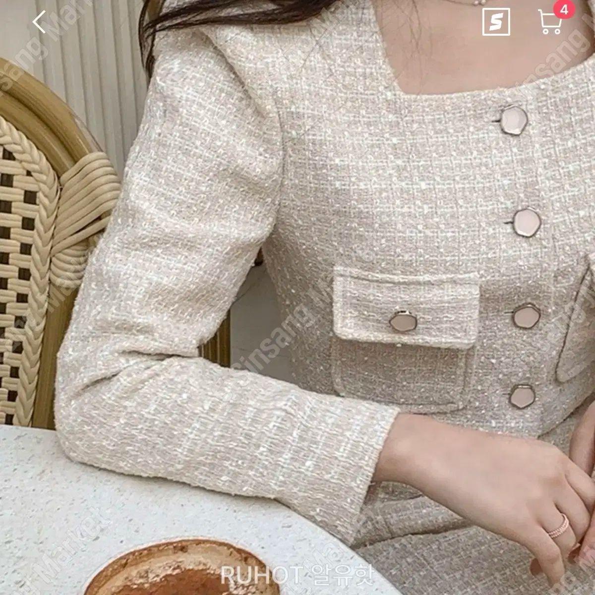 ツイード セットアップ