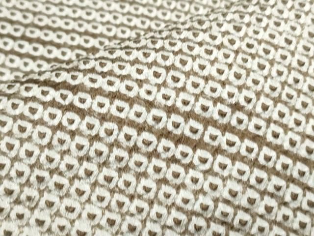 平和屋着物○絞りの開祖 竹田庄九郎 小紋 反物 総絞り 着尺 逸品 未