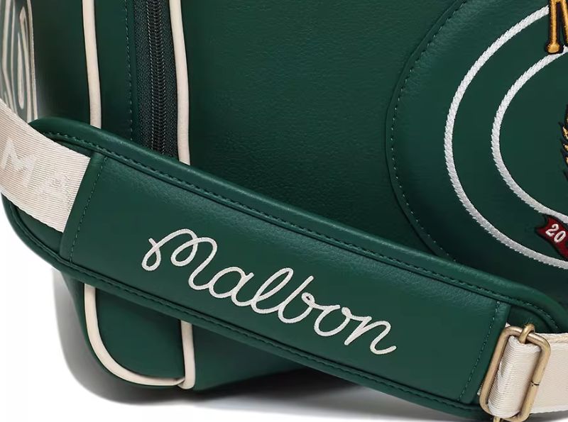 Malbon 高級PUゴルフバッグ 新作 衣類収納OK✨ レトロ×モダンの融合