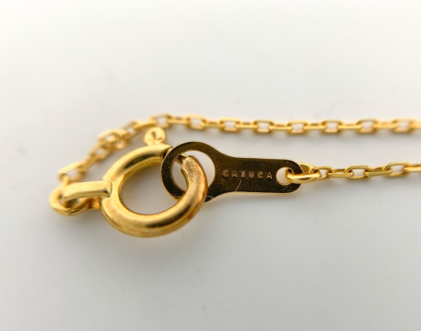 美品 CASUCA tovera 1p stone ネックレス K18 Pt - メルカリ