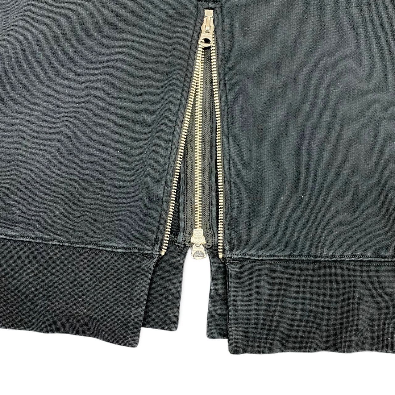 Acne Studios FLINTON サイドジップスウェット ブラック M Acne Studios FLINTON サイドジップスウェット ブラック M