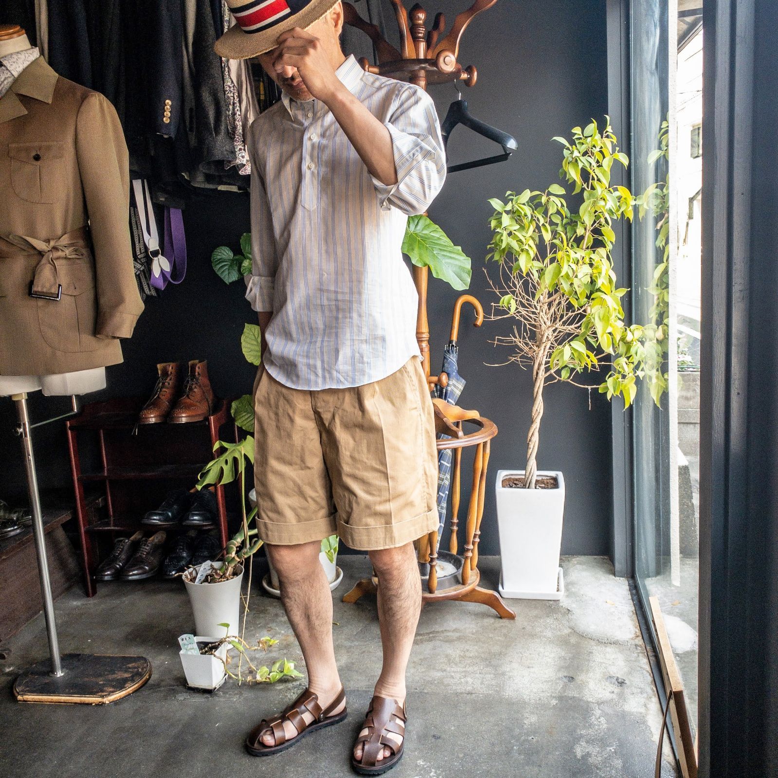 クラシックグルカショーツ（フィボナッチ紳士洋品店オリジナル