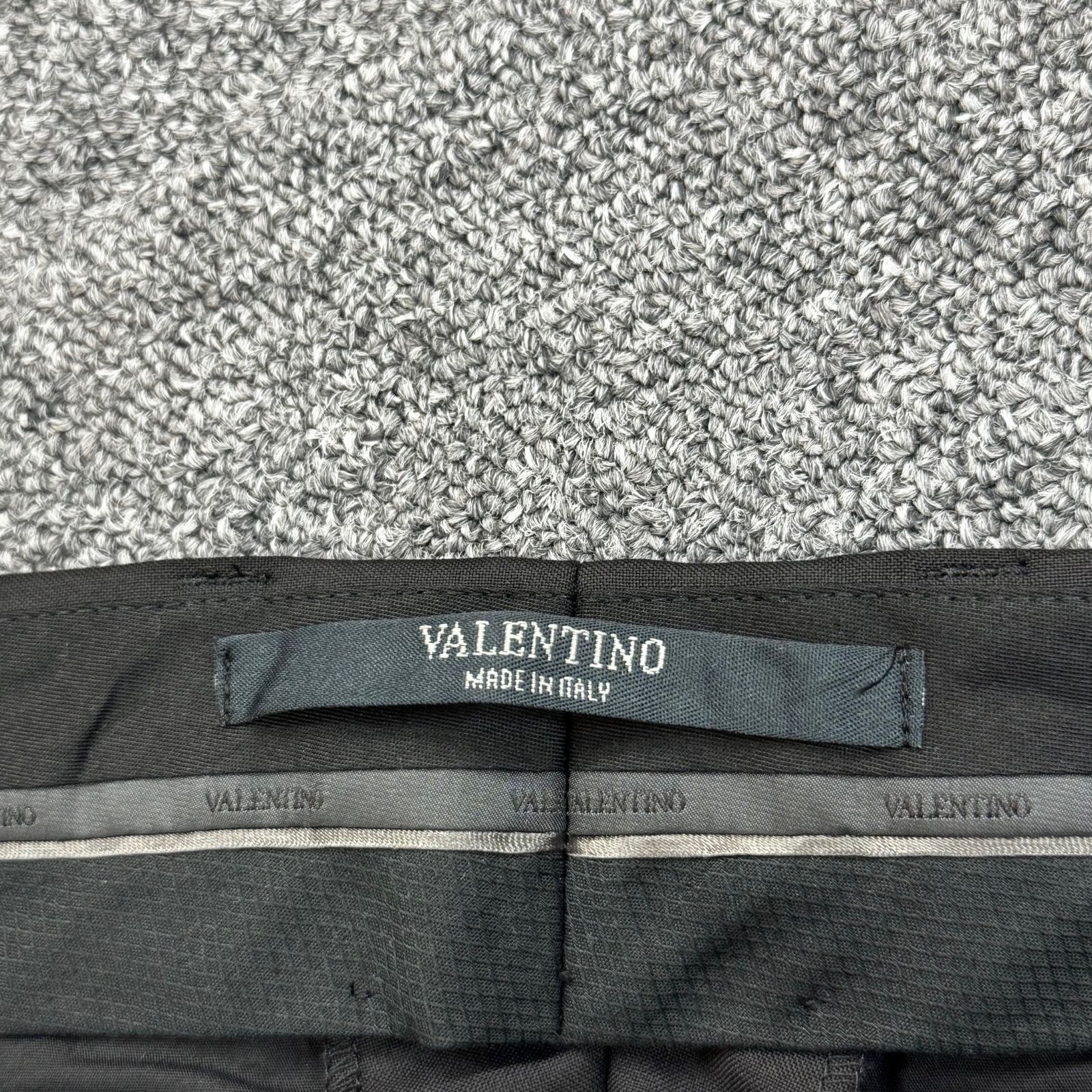 国内正規 VALENTINO ウールモヘア タイト スラックス パンツ 