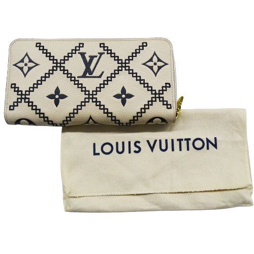 ルイ・ヴィトン LOUIS VUITTON 財布 アンプラント ブロデリー