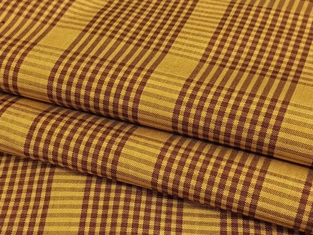 平和屋着物○本場黄八丈 平織 紬 格子 正絹 逸品 AAAX0759zg - メルカリ 