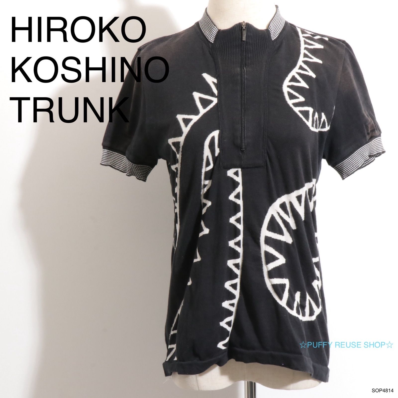 JUNKO ⭐️サカイ　切替ドッキングカットソー　半袖　ドレスシャツ　フリル sacai /23年製 サカイ 23-06922 Cotton Poplin Shirt Dress